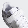 Adidas Forum Low  - Cloud White / Cloud White / Cloud White Strap Close Up