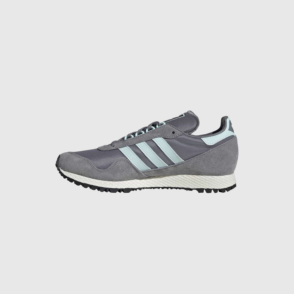 Adidas New York - Grey / Halo Blue / Core Black Inner Outside View