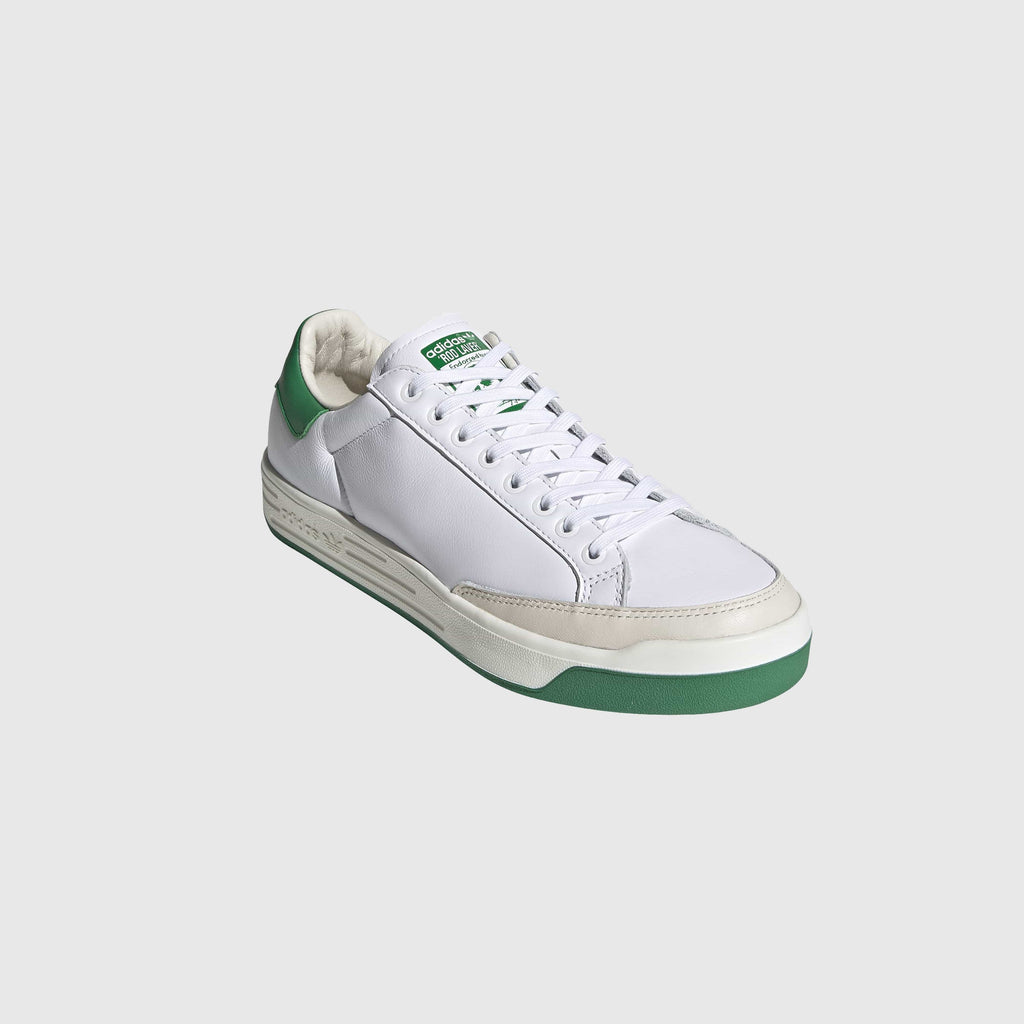 Adidas Rod Laver - Cloud White / Green / Off White Front