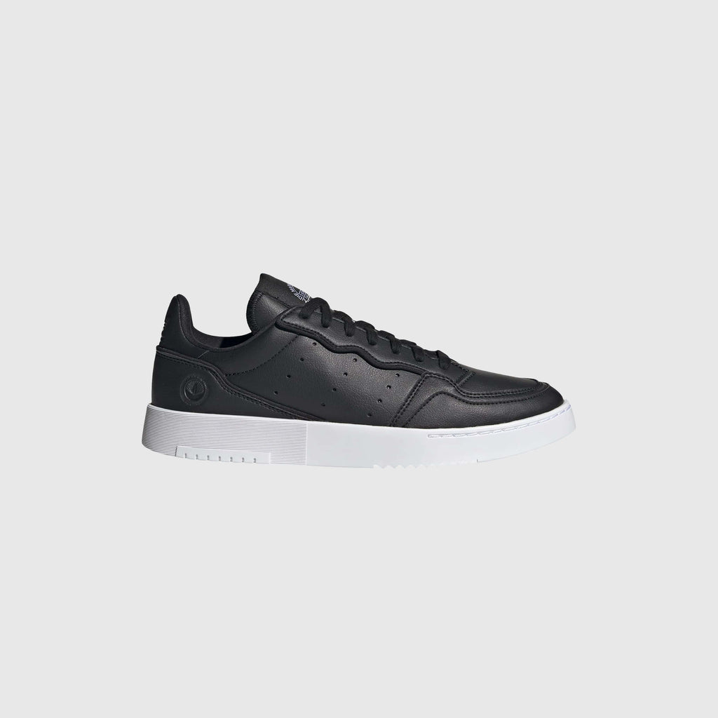 Adidas Supercourt Vegan - Core Black / Core Black / Footwear White Side