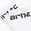 Carhartt WIP Carhartt Socks - White / Black Logo
