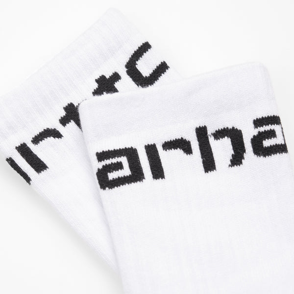 Carhartt WIP Carhartt Socks - White / Black Logo