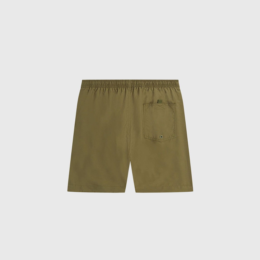 Fred Perry Classic Swimshort - Uniform Green - Back