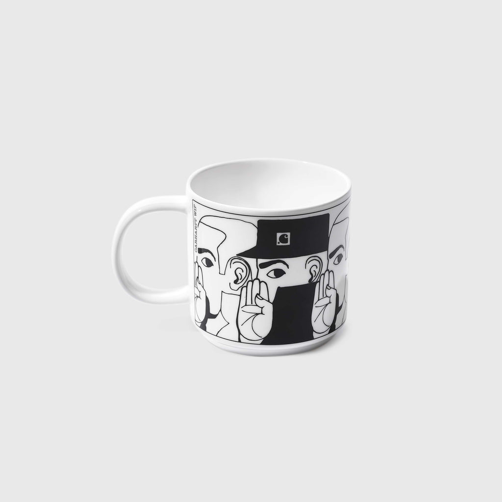 Carhartt WIP Whisper Mug Ceramic - White / Black