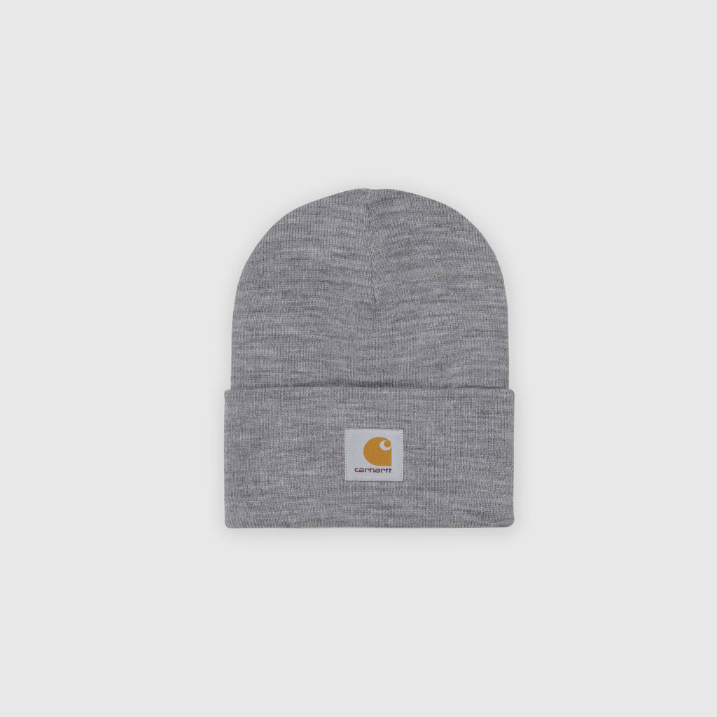  Carhartt WIP Acrylic Watch Hat - Grey Heather Front