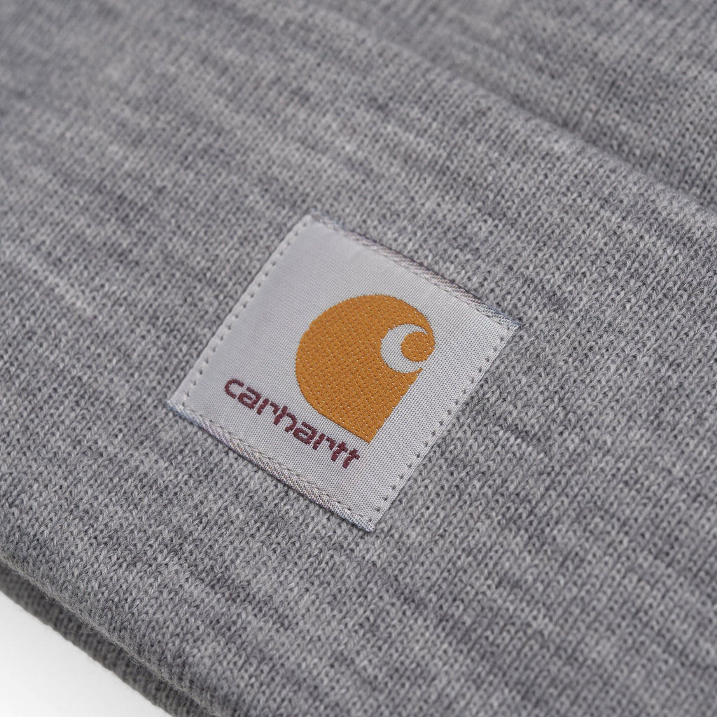 Carhartt WIP Acrylic Watch Hat - Grey Heather Logo