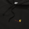 Carhartt WIP Hooded American Script Sweat - Black Logo