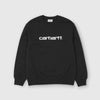 Carhartt WIP Carhartt Sweat - Black / White Front