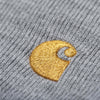 Carhartt WIP Chase Beanie - Grey Heather / Gold Logo