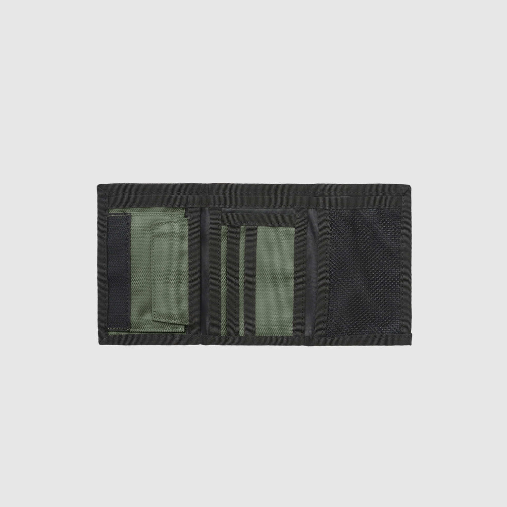 Carhartt WIP Delta Wallet - Dollar Green Open