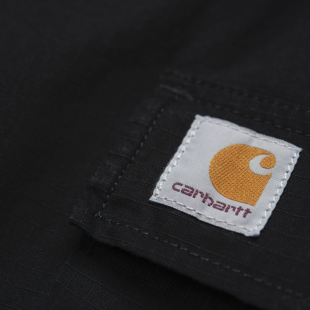 Carhartt WIP Regular Cargo Pant - Black Pocket Logo 