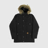 Carhartt WIP Trapper Parka - Black Front 