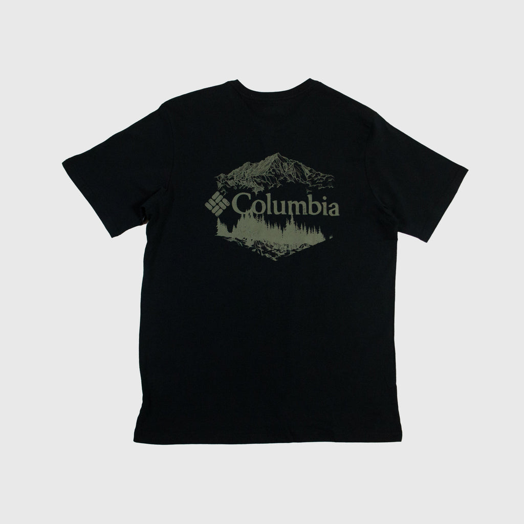 Columbia Rockaway River Back Graphic Tee - Black Hex Natured Graphic - Back