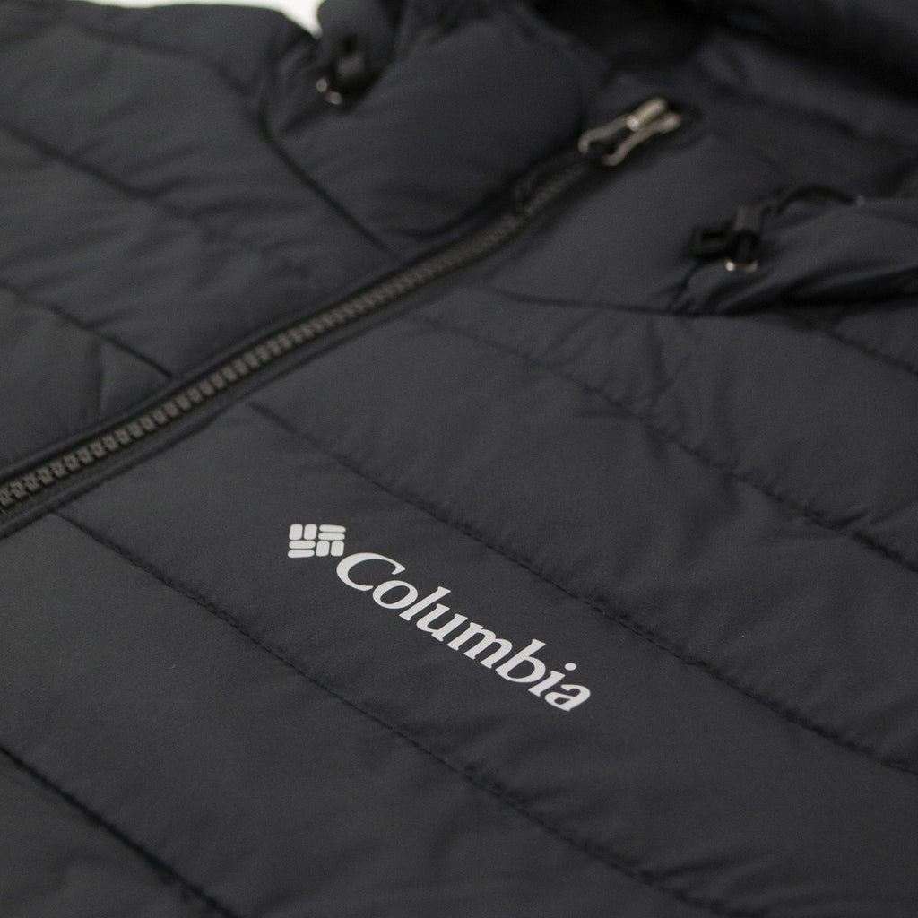 Columbia Powderlite Hooded Jacket - Black Logo