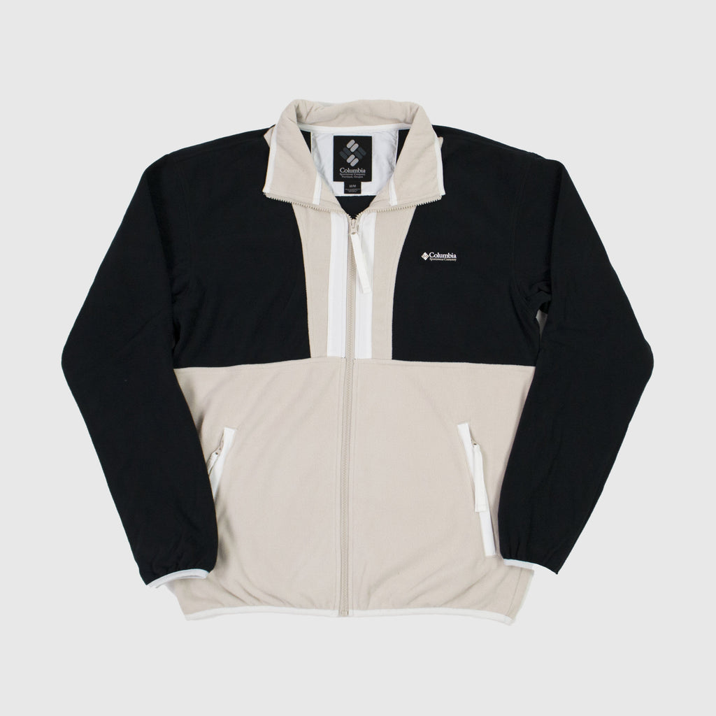 Columbia Back Bowl Lightweight Fleece - Black / Dark Stone / White Front