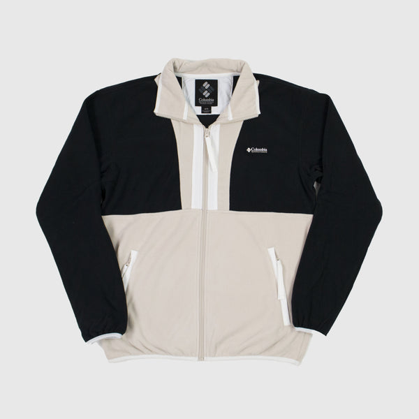 Columbia Back Bowl Lightweight Fleece - Black / Dark Stone / White Front