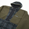  Columbia Backbowl Sherpa Full Zip Hood - Olive Green Chest 
