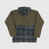 Columbia Backbowl Sherpa Full Zip Hood - Olive Green Back 