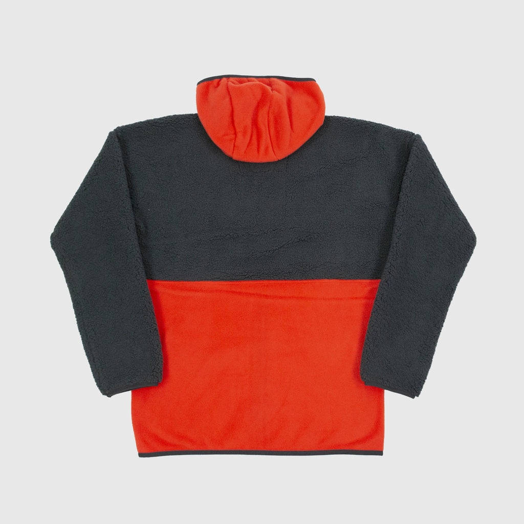 Columbia Backbowl Sherpa Full Zip Hood - Red Quartz Back 