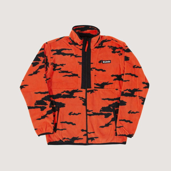 Columbia Field ROC Backbowl Fleece - Red Quartz Front 