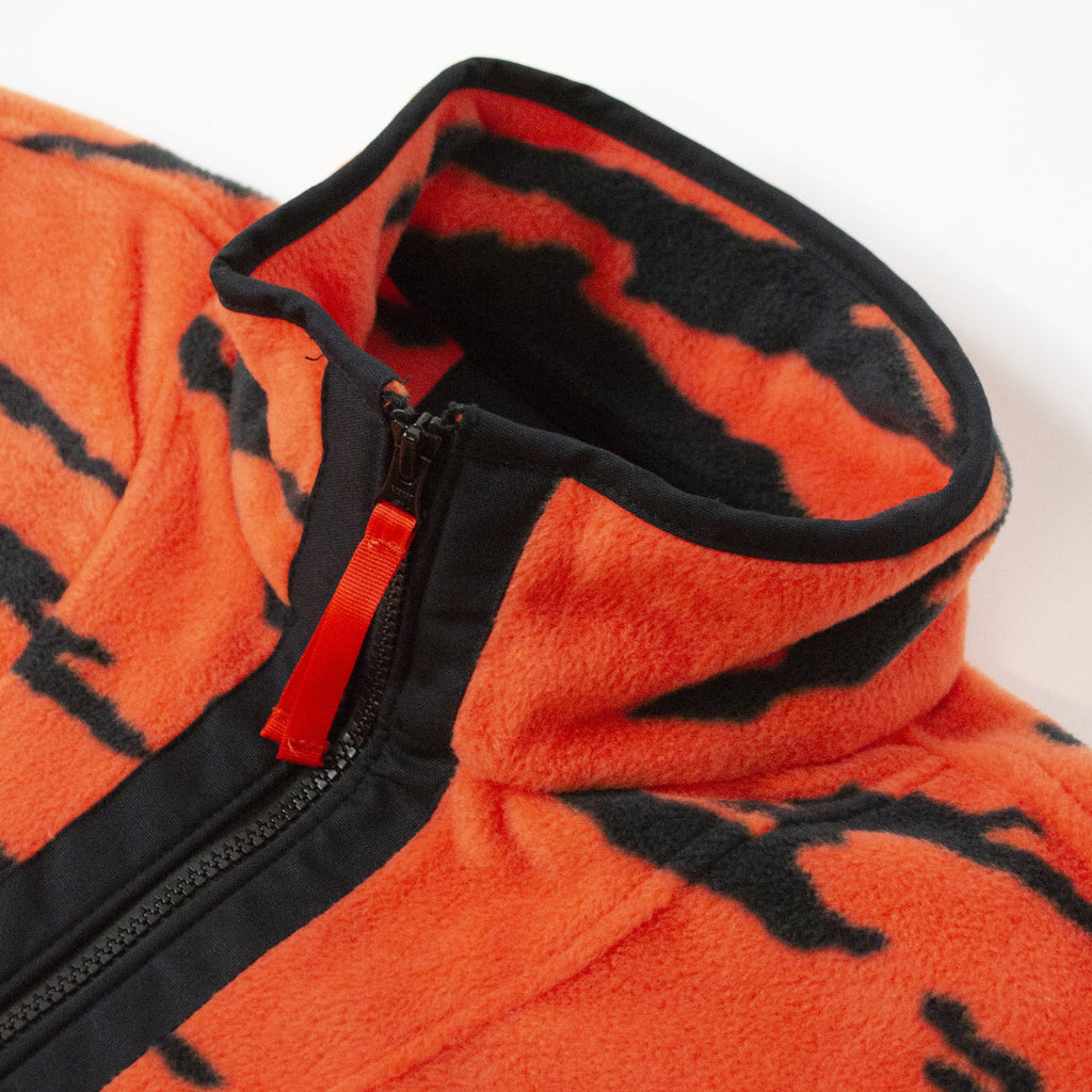 Columbia Field ROC Backbowl Fleece - Red Quartz Stand Neck 