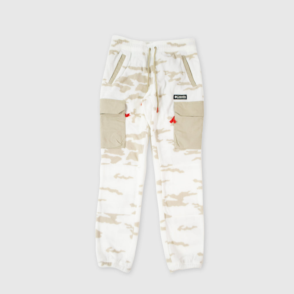 Columbia Field ROC Backbowl Fleece Pant - Sea Salt Camo Front 