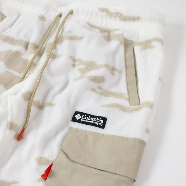 Columbia Field ROC Backbowl Fleece Pant - Sea Salt Camo Brand Tab 