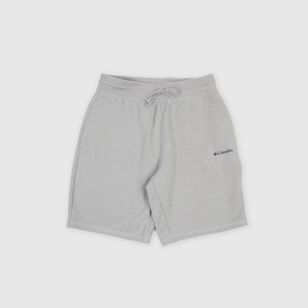 Columbia Logo Fleece Shorts - Columbia Grey Heather Front