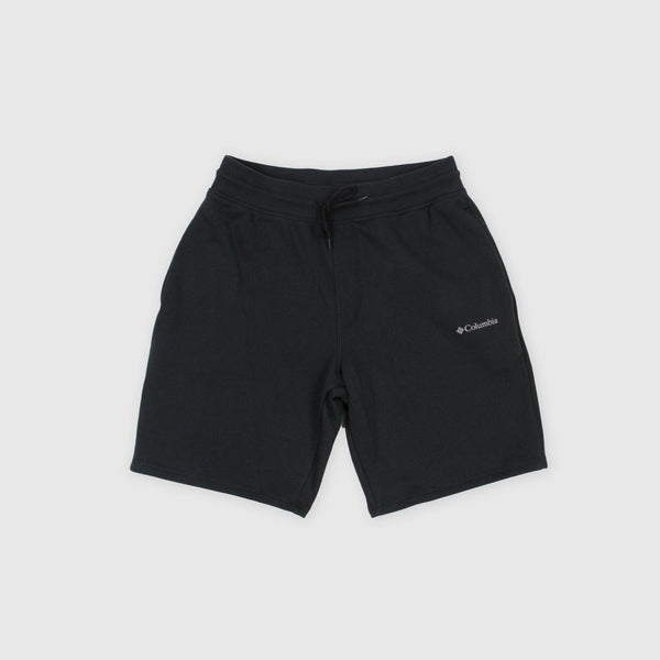 Columbia Logo Fleece Shorts - Black Front