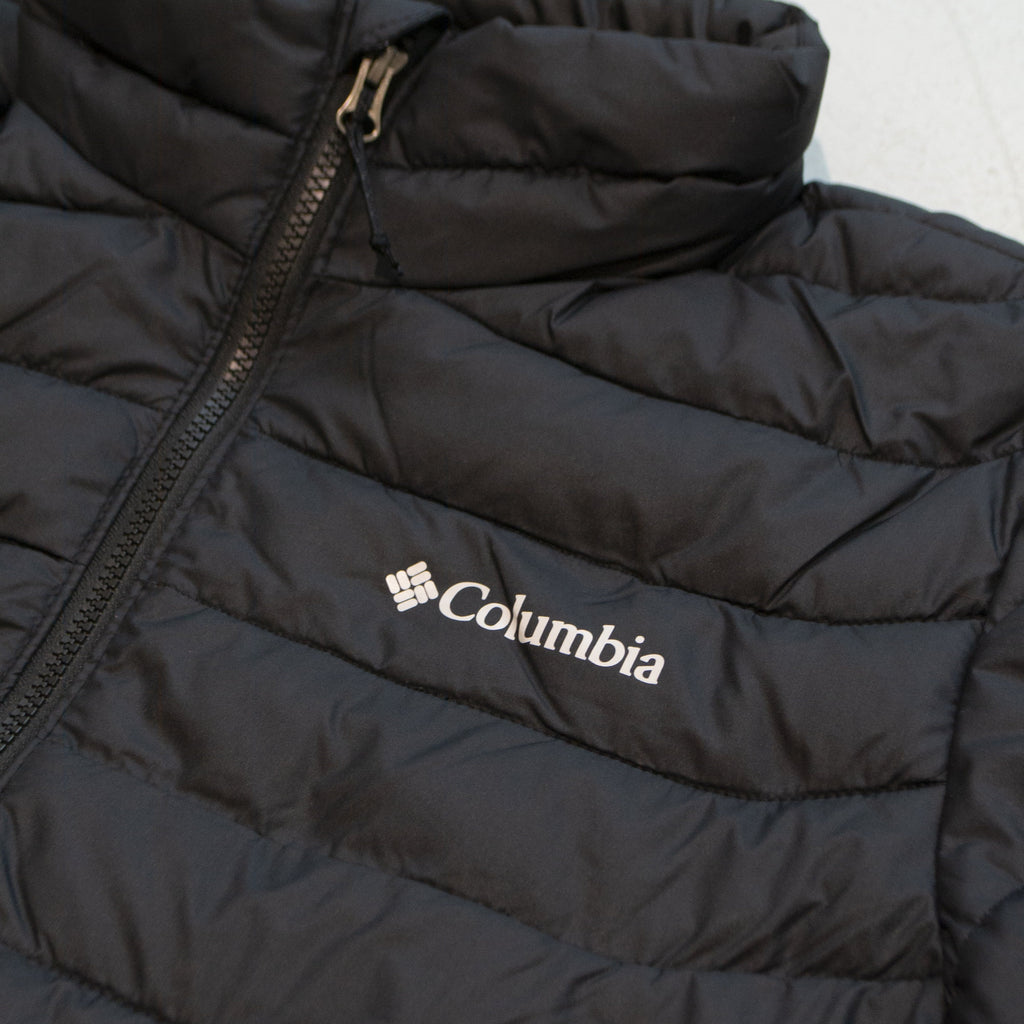Columbia Powderlite Jacket - Black Chest Logo 