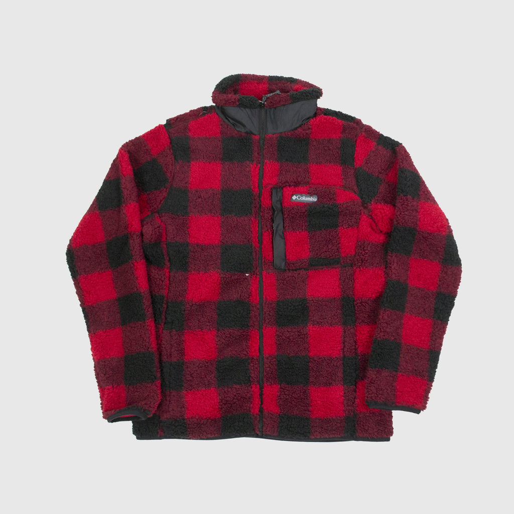 Columbia Winter Pass Print Fleece - Mountain Red Front