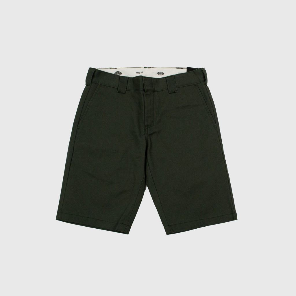 Dickies Slim Fit Short - Olive Green - Front