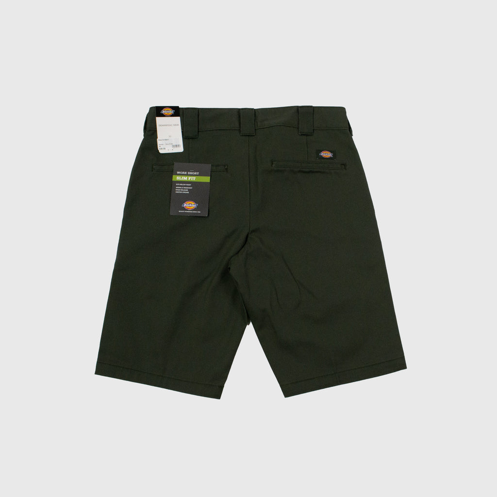 Dickies Slim Fit Short - Olive Green - Back