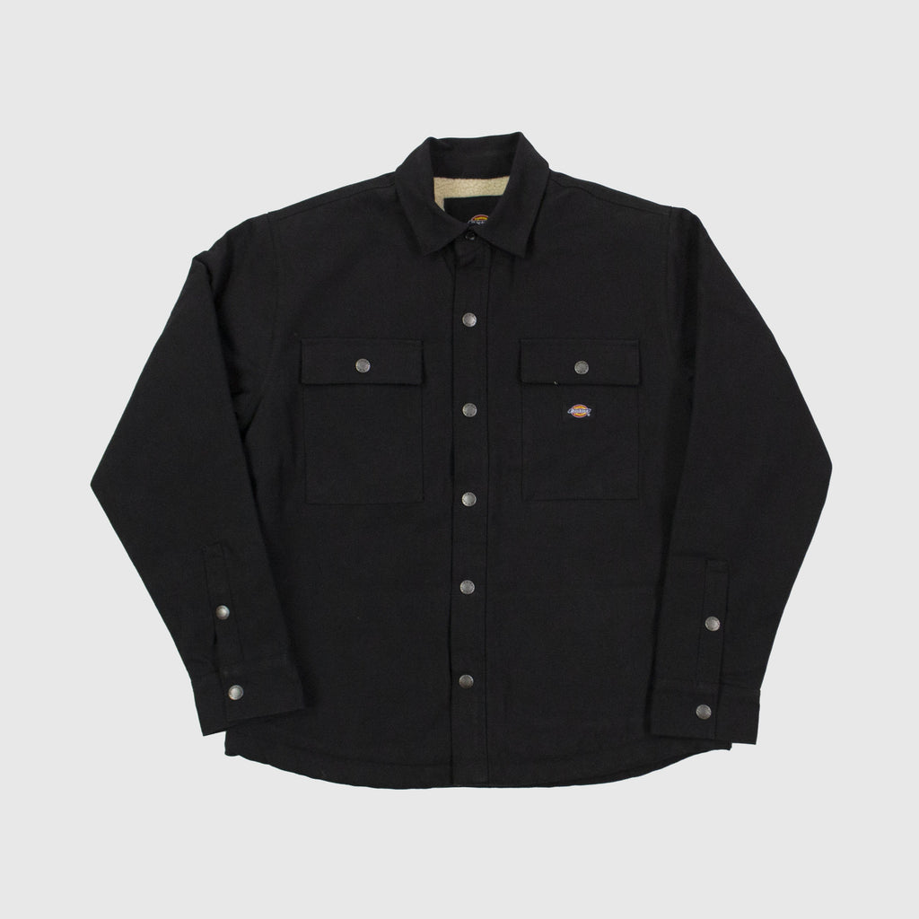 Dickies Duck Canvas Shacket - Black Front