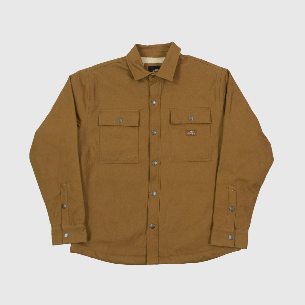 Dickies Duck Canvas Shacket - Brown Duck Front