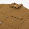 Dickies Duck Canvas Shacket - Brown Duck Front With Pocket Branding 