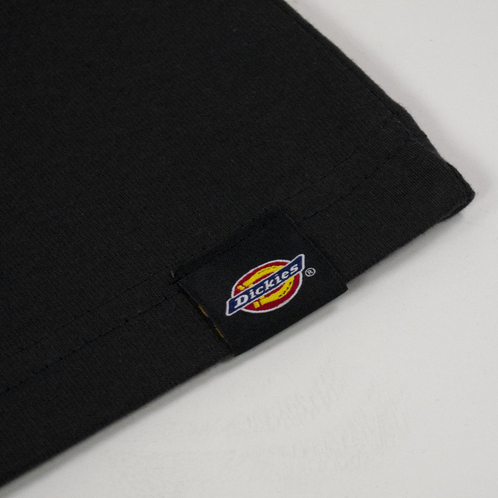 Dickies SS Loretto Tee - Black Woven Brand Tab 