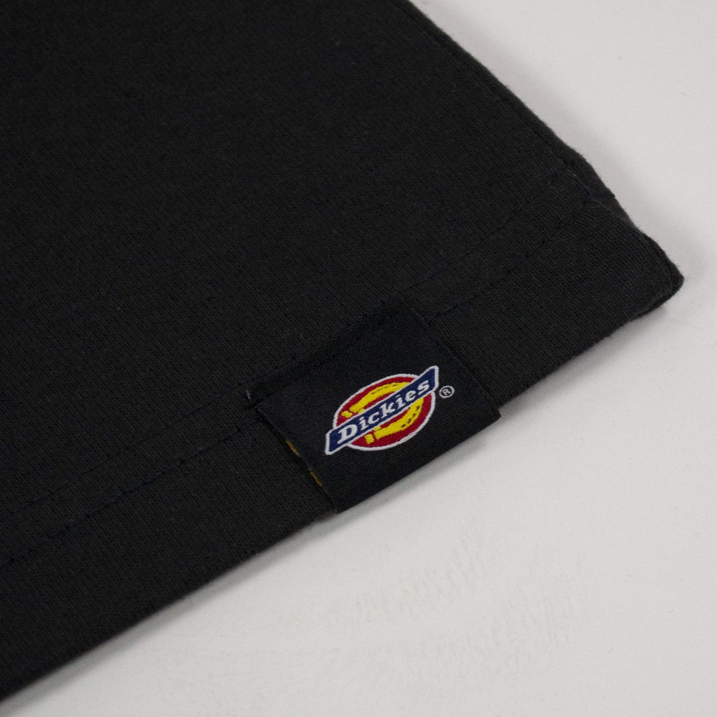 Dickies LS Loretto Tee - Black Woven Brand Tab 
