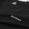 Dickies LS Loretto Tee - Black Embroidered Chest Text 
