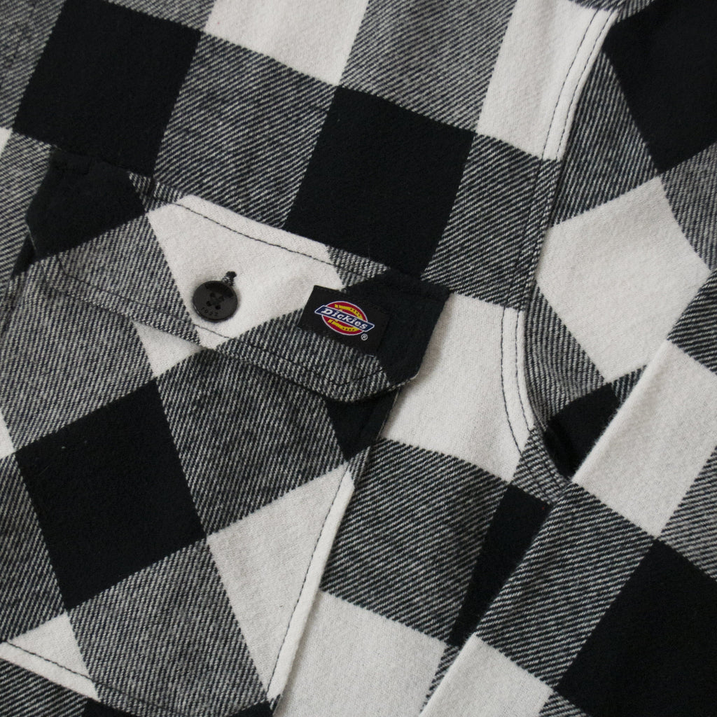 Dickies LS New Sacramento Shirt - Black Chest Logo