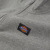 Dickies Oakport Quarter Zip - Grey Melange Woven Brand Tab
