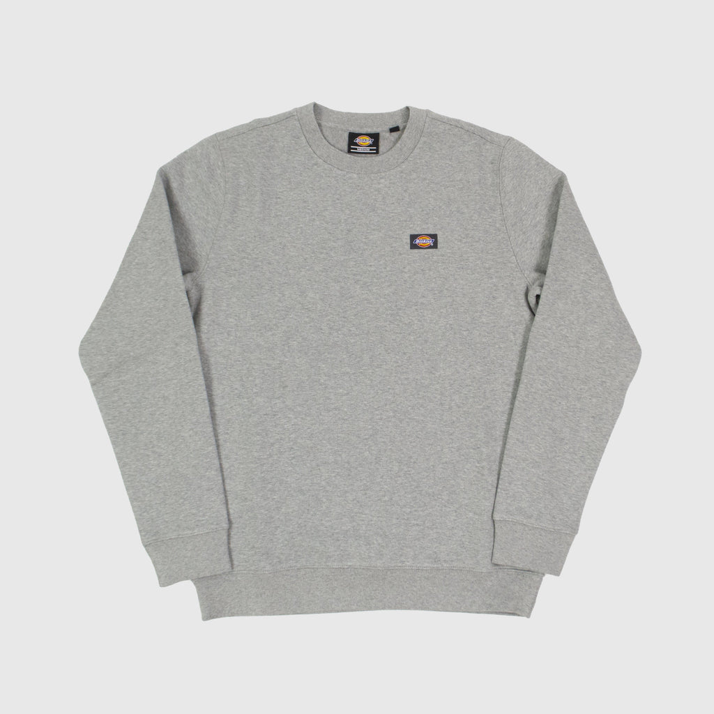Dickies Oakport Sweat - Grey Melange Front