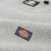 Dickies Oakport Sweat - Grey Melange Brand Tab On Chest