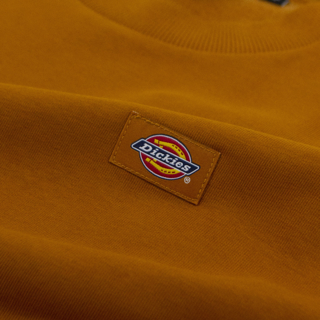 Dickies Oakport Sweat - Pumpkin Spice Woven Logo