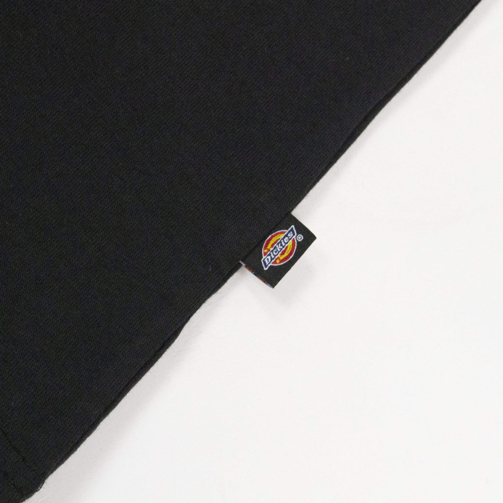 Dickies SS Mapleton Tee - Black Woven Brand Tab 