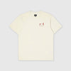 Edwin SS Tokyo Nightfall Tee - Whisper White - Front With Left Chest Graphic