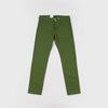 Edwin 55 Chino Compact Twill 9oz - Military Green Front View