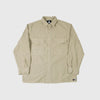 Edwin Big Shirt LS Rip Stop - Pelican Garment Dyed - Front
