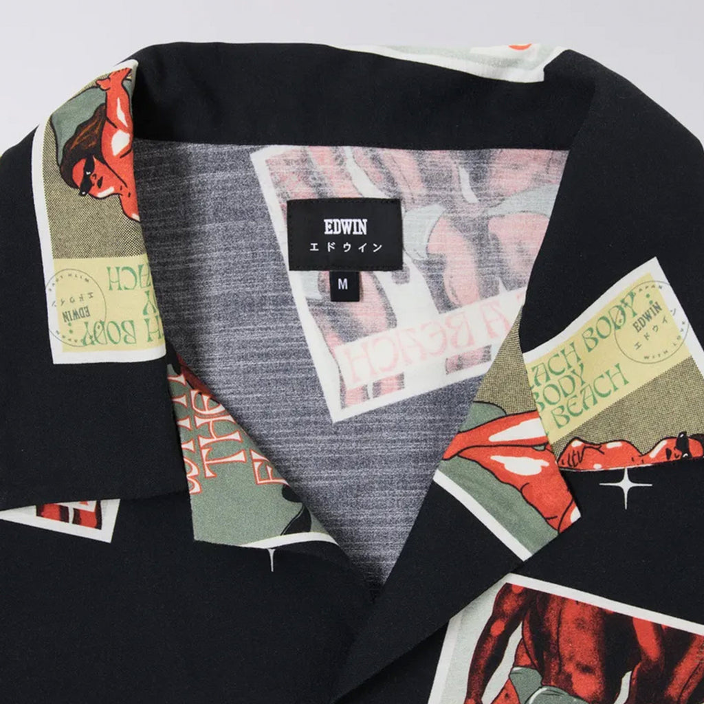 Edwin Holidays Shirt - Multicolor Garment Washed - Front Close Up