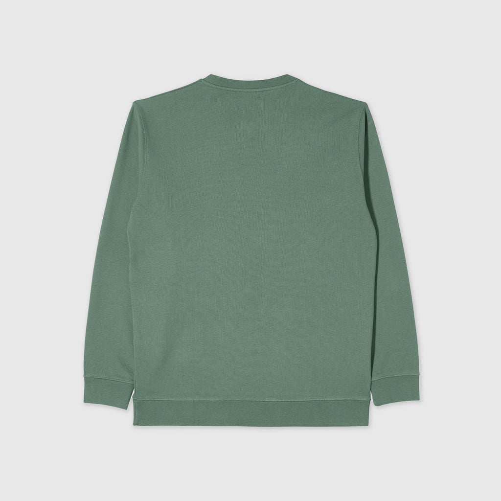 Edwin Base Crew Sweat - Blue Spruce Back